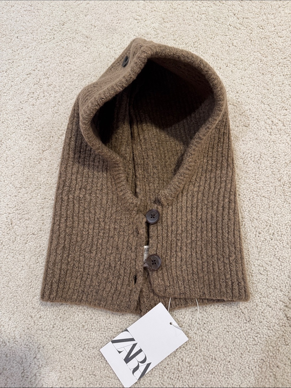 Zara Girls Brown Hood